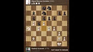 Vladimir Kramnik vs Cordoba • Dos Hermananas - Spain, 1997