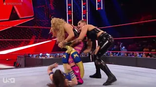 Nikki Ash & Rhea Ripley V.S Natalya & Tamina 2/2