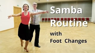 Basic Samba Routine | Foot Changes