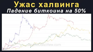 Ужас халвинга: готовьтесь к падению биткоина на 50%!