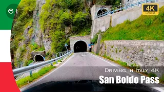 San Boldo Pass - Driving in Italy.