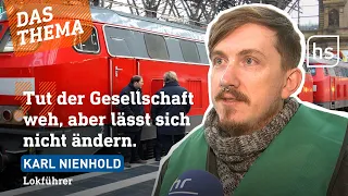 Bahnstreik: 100 Mio. Euro Schaden pro Tag | hessenschau DAS THEMA