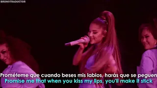 Ariana Grande - make up // Lyrics + Español [Live at the Sweetener Tour]