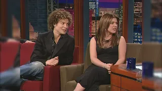 Kelly Clarkson & Justin Guarini - Interview (The Tonight Show with Jay Leno 2003) [HD]
