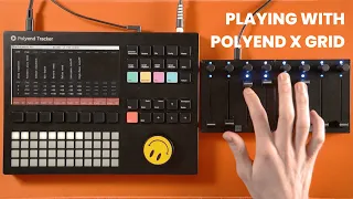 Live performance with Grid and the Polyend Tracker