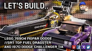 Let's Build Lego 76904 Mopar Dodge Dragster and 1970 Dodge Challenger #Lego #Dodge #Challenger