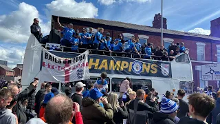 Stockport County Promotion Trophy Parade