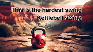 The Wildest Kettlebell Swing 32 kg 100 reps. Can you repeat that?