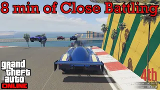 8 Minutes of Close Battling - GTA 5 Stunt Races