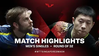 Jon Persson vs Xu Xin | MS | Singapore Smash 2022 (R32)