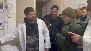 Рамзан Кадыров навестил раненых бойцов из Украины/ Украиняхь лазин бол нохчи бу