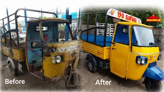 Piaggio Ape Auto Tinkering | Painting Work | Before | After | Work@  JayaJothi BodyBulder | Chennai