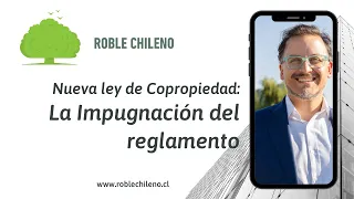 "LA IMPUGNACIÓN DEL REGLAMENTO" (Nueva ley de copropiedad)