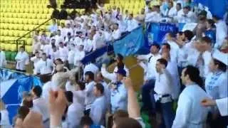 Анжи-Зенит "Ойся, ты ойся" 19.04.2014/FC Zenit fans away singing ᴴᴰ