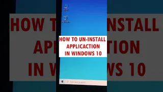 HOW TO UNINSTALL PROGRAMS | Uninstall Apps IN WINDOWS 10