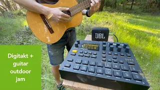 Digitakt + guitar outdoor jam