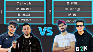 B2k & BNL VS VINCENZO & SYBLUS Clash Squad Custom Match || OLD memories Legend are never Die