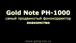Gold Note PH-1000 - самый продвинутый фонокорректор