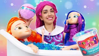 Видео про игры в куклы - Фееринки и девочка Фея Бусинка устроили Салон красоты! Игрушки для девочек