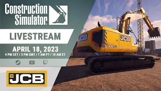 Construction Simulator – JCB Pack: Launch Livestream