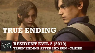 Resident Evil 2 (2019) - true ending (after 2nd run). Claire ending - 2nd run.