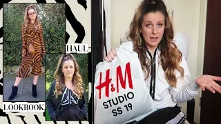 H&M STUDIO HAUL & LOOKBOOK | TRY ON HAUL SPRING SUMMER 2019