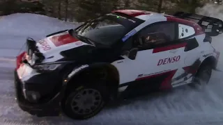 Kalle Rovanperä Toyota GR Yaris rally 1 NO DOUPT FLAT OUT!