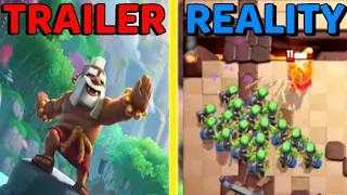 Trailer VS Reality Of MONK in Clash Royale