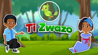 Haitian Creole Nursery Rhyme|Ti Zwazo|Little Birdie|Rime Pepinyè|Nursery Rhymes & Kids Songs