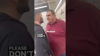 FURIOUS Supermarket Worker THREATENS Customer😳 #shortvideo #shorts