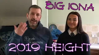 Big Iona 2019 Height Comparison 👍