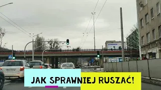 Jak sprawnie ruszać na światłach - egzamin na prawo jazdy