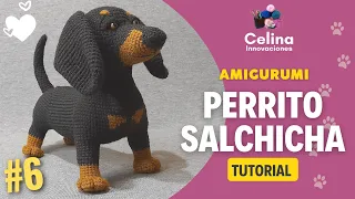 SAUSAGE DOG AMIGURUMI/ Tutorial part 6 step by step - Celina innovations crochet