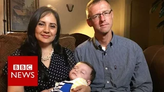 Baby accidentally given to wrong couple reunited with real parents - BBC News