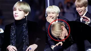 Taehyung LOL Reaction When He Got Nominated for an Award 😂