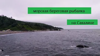 Морская береговая рыбалка на Сахалине