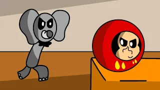 Harry Elephant in As the Gods Will Pt. 1 (Day of the Daruma Doll) #flipaclip #animation #godswill