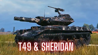 World of Tanks The BEST of T49 & Sheridan 96 minutes compilation