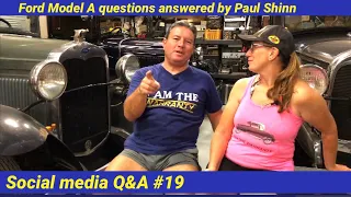 Ford Model A questions answered by @ModelA Social Media Q&A #19