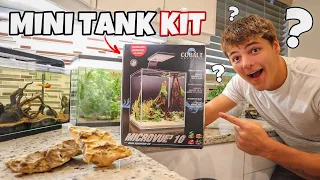 SETTING UP *NEW* mini NANO AQUARIUM KIT!!