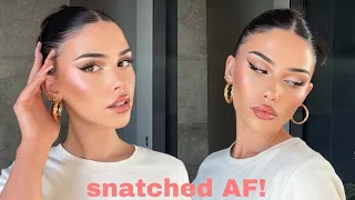 how to snatch your OWN makeup & hair *EASY*