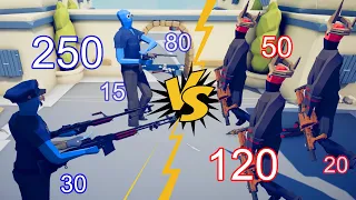 CRIMINAL vs POLICE - Who Will Win? | Totally Accurate Battle Simulator - TABS BOX