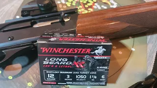 Remington 11-87 Turkey Pattern Testing Winchester Longbeard XR #6 - Full, Colonial, and Kicks Chokes