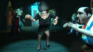 Scary Teacher 3D -  'Nick and Tani ruin Wednesday Addams dance for Miss T'
