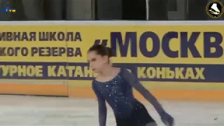 Kamila Valieva(2006), SP, 2019.02.26 Moscow Novice Championships