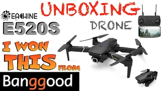 Eachine E520S Foldable Drone Unboxing - prize I won from Banggood Australia