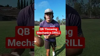 QB Throwing Mechanics DRILL