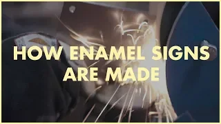 How Enamel Signs Are Made