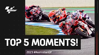 Top 5 MotoGP™ Moments | 2023 #AustralianGP