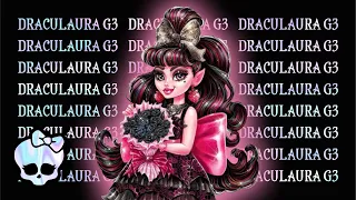 Monster High Draculaura Doll Collection G3 / 2023.